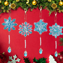 Load image into Gallery viewer, 4Pcs/Set-Snowflake-Diamond Pendant

