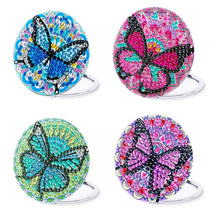 Load image into Gallery viewer, Butterfly-Diamond Makeup Mirror
