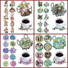 Load image into Gallery viewer, Animal-Wooden Diamond Painting Coaster
