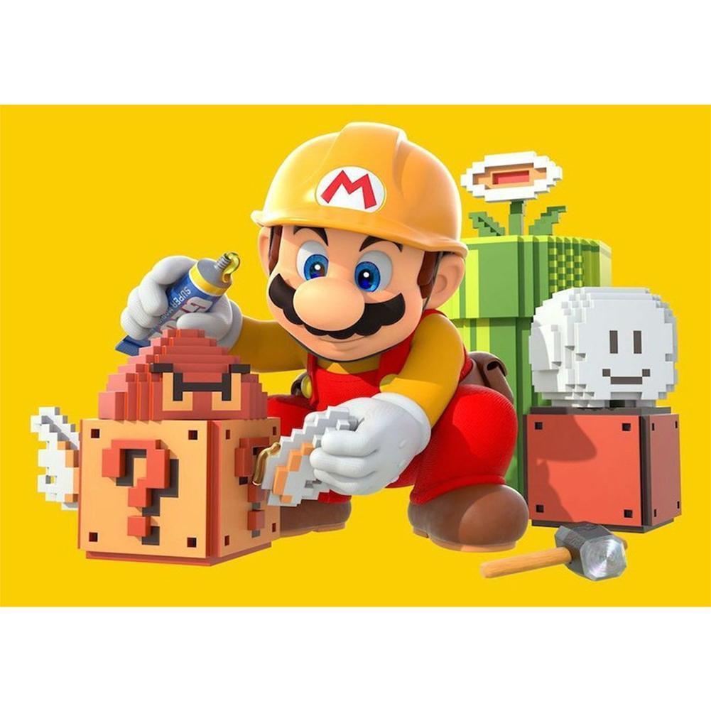 Mario - Vollrunde Diamantmalerei