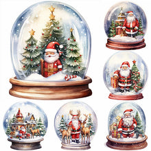 Load image into Gallery viewer, Christmas Crystal Ball-Full Round Diamond Painting-30x30cm
