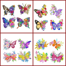 Load image into Gallery viewer, 4pcs/set-Butterfly-Diamond Sticker
